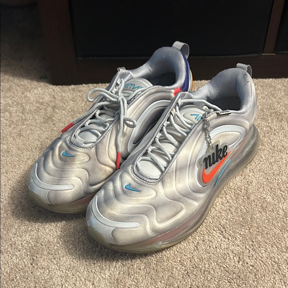 Nike Men's Metallic Silver Sneakers